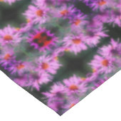 Wild Pink Asters Flower Art Abstract Tafelkleed (Gekanteld)