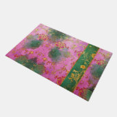 Wild Pink Grunge Damask - Deurmat, vloerkleed Deurmat (Schuin)