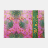 Wild Pink Grunge Damask - Deurmat, vloerkleed Deurmat (Voorkant)