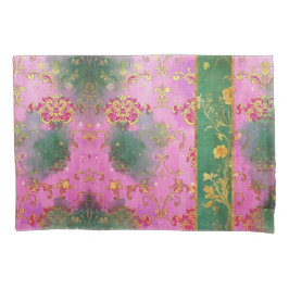 Wild Pink Grunge Damask - Kussensloop