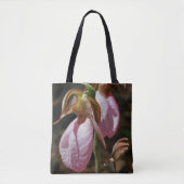 Wild Pink Lady Slipper Orchid Pair Draagtas (Voorkant)