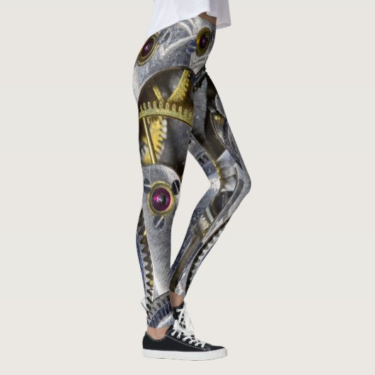 Wild Pocket Watch Face Mode Leggings (Rechts)