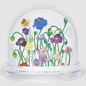 Wild Poppy Watercolor Birthday (Arrière)