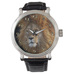 Wild Predator Lion met Mane Horloge