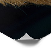 Wild Predator Lion met Mane Poster (Hoek)