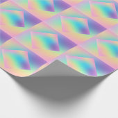 Wild Prismatic Ombre Pastel Regenboog Ontwerp Cadeaupapier (Hoek)