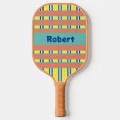 Wild Pset Pattern Pickleball Paddle (Voorkant)
