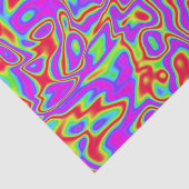 Wild Psychedelic Liquid Colors Tissuepapier (Detail)