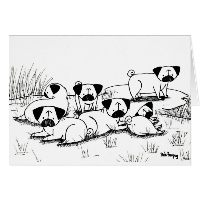 Wild Pug Grumble (Voorkant Horizontaal)