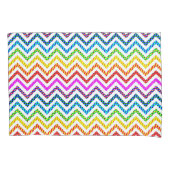 Wild Rainbow Chevron Pattern Kussensloop (Voorkant)