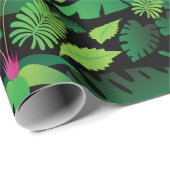 Wild Rainforest Pattern Cadeaupapier (Rol Hoek)