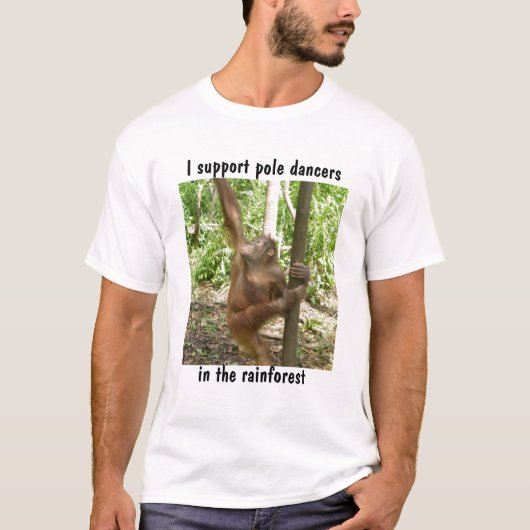 Wild Rainforest Pole Dancers T-shirt (Voorkant)