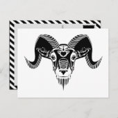 wild ram briefkaart (Voorkant / Achterkant)