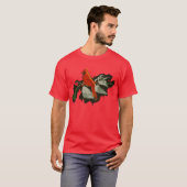 Wild Red Cardinal Bird grappig T-shirt (Voorkant volledig)