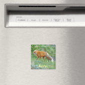 Wild Red Fox Animal Wildlife Fun Magnet Magneet (Insitu (Vaatwasser))