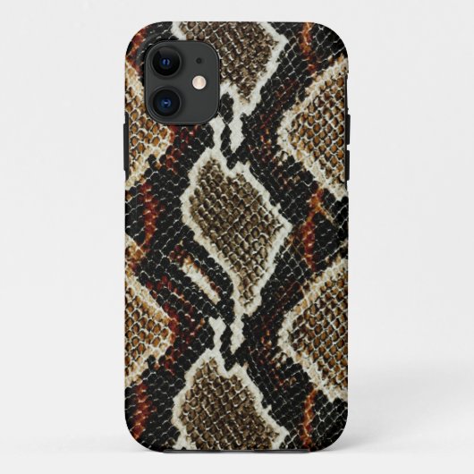 wild reptielpatroon kleurige pythonslang Case-Mate iPhone case (Achterkant)