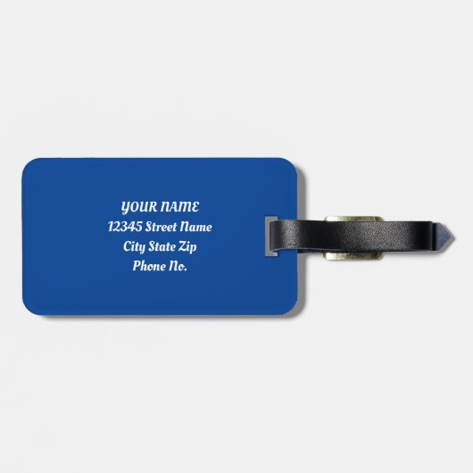 Wild Retro T-rex Dinosaurus Fusion Bagagelabel (Achterkant horizontaal)