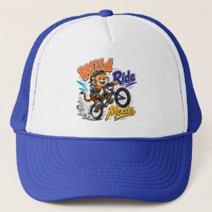 Wild Ride Mode Cartoon Tijger Fietst Kinderen Trucker Pet