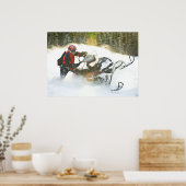 Wild Ride Snowmobile print (Keuken)