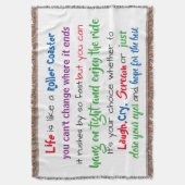 Wild Ride uit het leven Deken (Voorkant Verticaal)