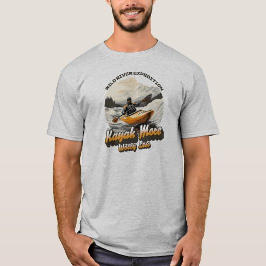 Wild River Expedition, Kajakken T-shirt (Voorkant)