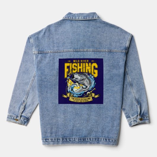 Wild River Fishing Denim Jas Jacket (Achterkant)