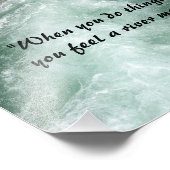 Wild River Rumi poëzie vers Foto Afdruk (Hoek)