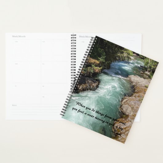Wild River Rumi poëzie vers Planner (Display)