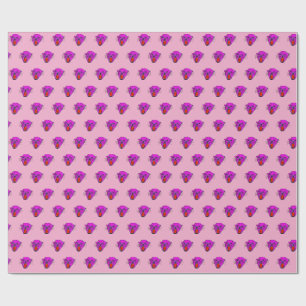 Wild Roar Gift Wrap – Roze Panter patroon Cadeaupapier