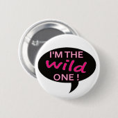 wild ronde button 5,7 cm (Voorkant /achterkant)