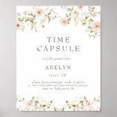 Wild Roos Baby Eerste Verjaardag Tijd Capsule Teke Poster (Voorkant)