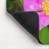 Wild Roos met dauwdruppels Mousepad Muismat (Hoek)