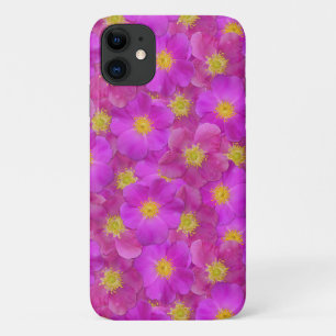 Wild Roos naadloos patroonpatroon iPhone 11 Hoesje