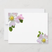 Wild Roos Viering van het Leven Fotokaart Kaart (Achterkant)