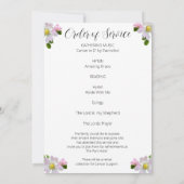 Wild Roos Viering van het Leven Kaart (Achterkant)