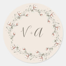 Wild Roos Wedding Sticker