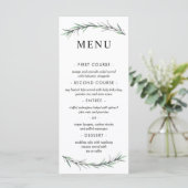 Wild Rosemary Botanical Wedding Menu (Staand voorkant)