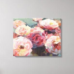 Wild Roze Roses Canvas Afdruk
