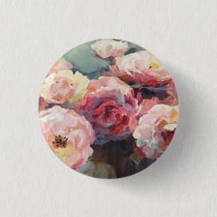 Wild Roze Roses Ronde Button 3,2 Cm