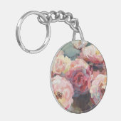 Wild Roze Roses Sleutelhanger (Voorkant Links)