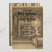 Wild Rumpus Birthday Kaart (Voorkant / Achterkant)