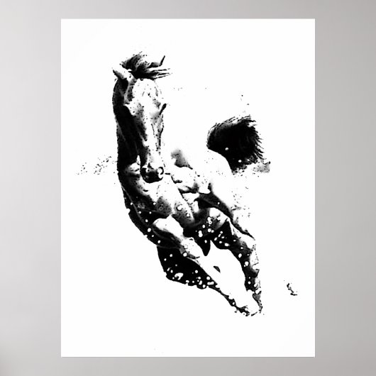 Wild Running Horse - Vrijheid Poster (Voorkant)