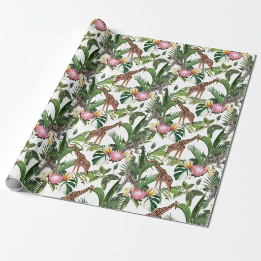 Wild Safari Cadeaupapier (Uitgerold)
