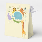 Wild safari kinderen bedankdoosjes (Achterkant)