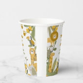 Wild safari kinderen papieren bekers (Rechts)