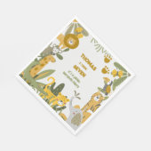 Wild safari kinderen servet (Hoek)