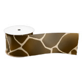 Wild Safari Natuurlijke Giraffe Print Lint (Spoel)