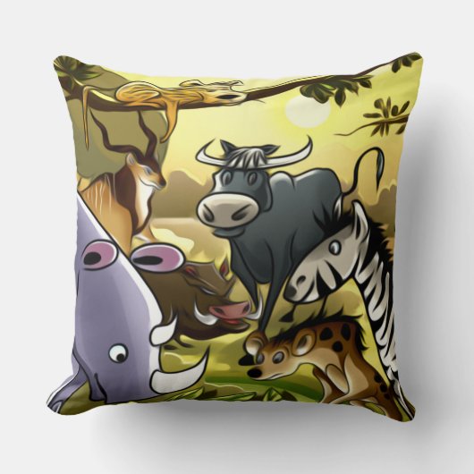 Wild Savannah Coussin (Recto)