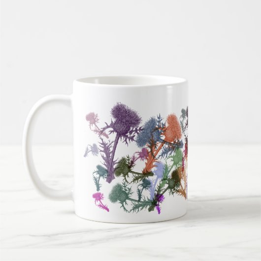 Wild Scottish Thistles Mok (Links)