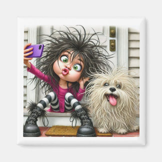 Wild Selfie Fun - Magnet Magneet